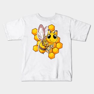 Cute bee design Kids T-Shirt